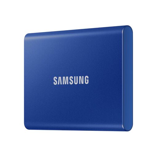 Samsung T7 Portable SSD - 1TB - Crypted - USB 3.2 Gen 2 (USB-C) - AES 256-bit Encryption - Indigo Blue
