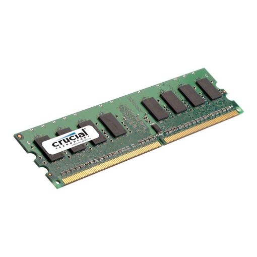 Módulo de memoria DDR2 Micron Technology 1GB (240 pines, 667MHz/PC2-5300, CL5, 1.8V, sin buffer, no ECC)