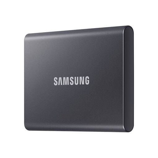 Samsung T7 Portable SSD - 2TB - Encrypted - USB-C - AES 256-bit Encryption - Titan Grey