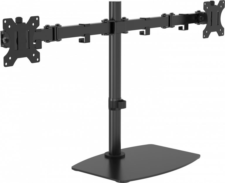 Vision Monitor Desk Stand Black (Dual)