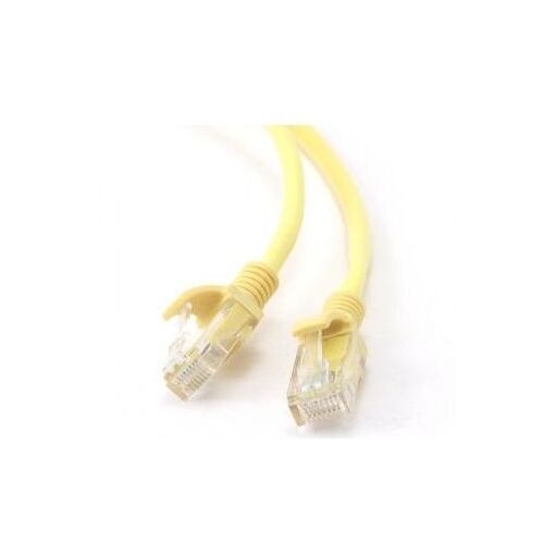 Cable de conexión Gembird RJ-45 a RJ-45 - 1,5 m - UTP CAT 5e - Moldado - Amarillo