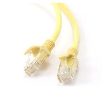 Gembird RJ-45 to RJ-45 Cable - 1.5m - UTP CAT 5e - Molded - Yellow