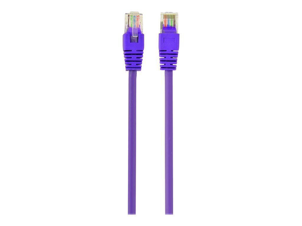 Gembird RJ-45 to RJ-45 Cable - CAT 5e UTP - Molded - Purple