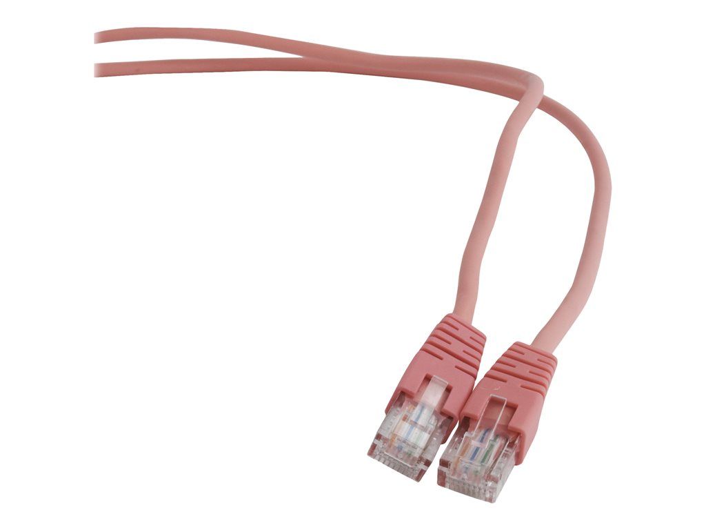 Gembird RJ-45 to RJ-45 Cable - UTP Cat 5e - Molded - Pink