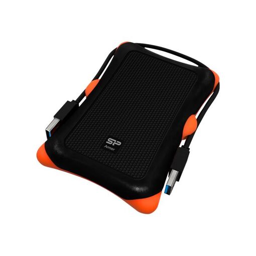 Silicon Power Armor A30 - 2TB External Portable Hard Drive - 2.5" - USB 3.0 - Black