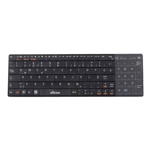 Teclado inalámbrico Bluetooth Ultron QWERTZ Alemán Negro