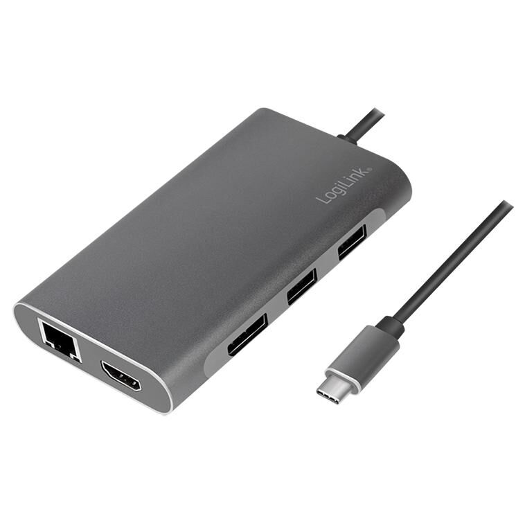 LogiLink UA0382 USB-C Docking Station with 100W Power Delivery