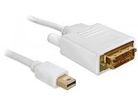 Delock Mini DisplayPort to DVI Cable, 1m, White