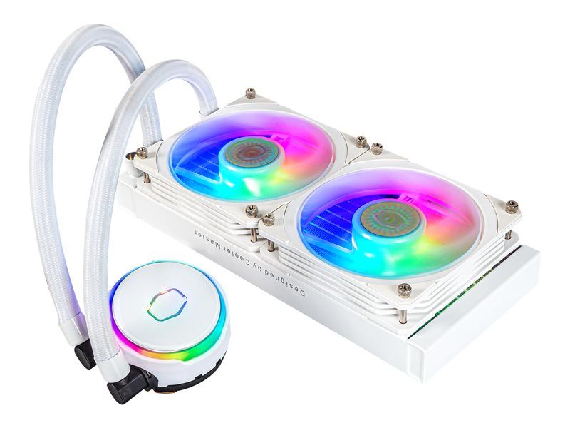Cooler Master MasterLiquid PL240 Flux Liquid CPU Cooler - 240mm Radiator