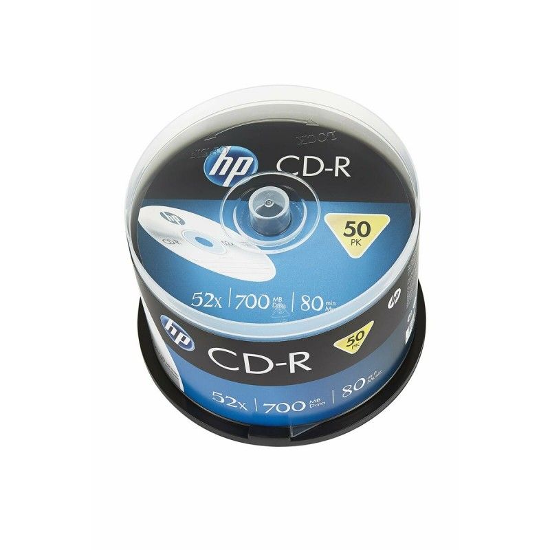 HP CD-R 50 Unidades - 700 MB, velocidad 52x