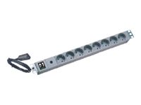 Online USV - Power Distribution Unit (Rack-Mountable) - 8 Output Connectors (Power CEE 7/7) - 1U, 19