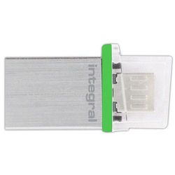 Integral Memory USB Drive - 32GB, USB 2.0/Micro USB