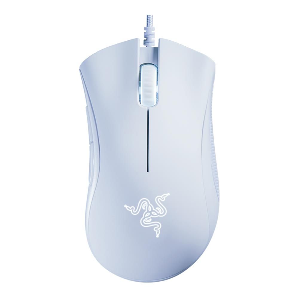 Ratón de juego óptico profesional Razer DeathAdder Esencial - Blanco
