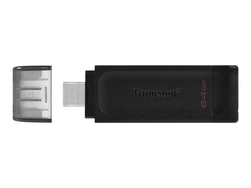 Clé USB Kingston DataTraveler 70 USB-C 3.2 Gen 1 - 64 Go
