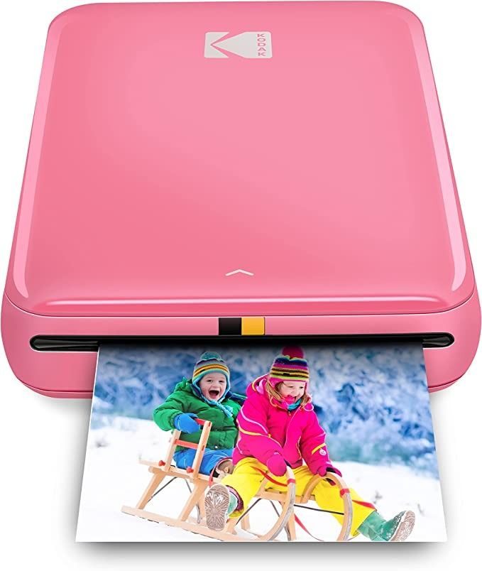Kodak Step Wireless Mobile Photo Printer (Zinc Technology, Pink)