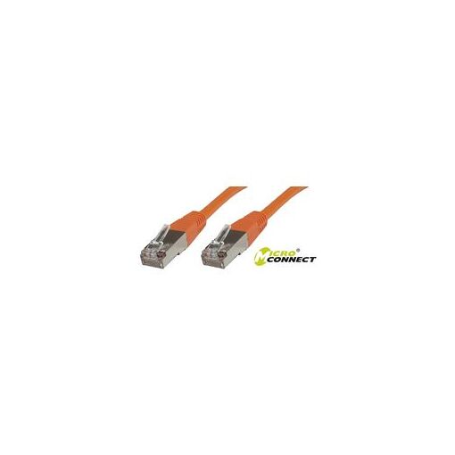 MicroConnect Network Cable - 10m, STP Cat5e, RJ-45 (M) to RJ-45 (M), Orange