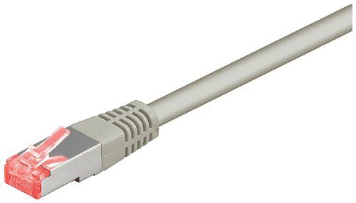 Wentronic Network Cable - 50cm, RJ-45 (M) to RJ-45 (M), CAT 6, Foiled Pair, Moulded, Grey