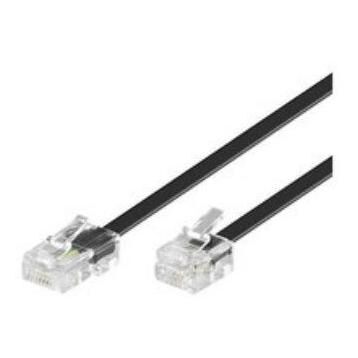 MicroConnect MPK456S 6ft Phone Cable Black
