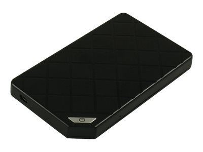 LC Power 2.5" External Hard Drive Enclosure - USB 3.0, SATA 6Gb/s - Black (Schockproof)