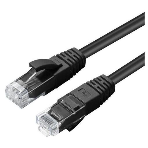 Cable MicroConnect Cat5e UTP, 1 m, Negro (UTP)