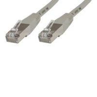 MicroConnect Network Cable - 50cm, CAT 6, Shielded Twisted Pair (SSTP), Halogen-Free, Grey