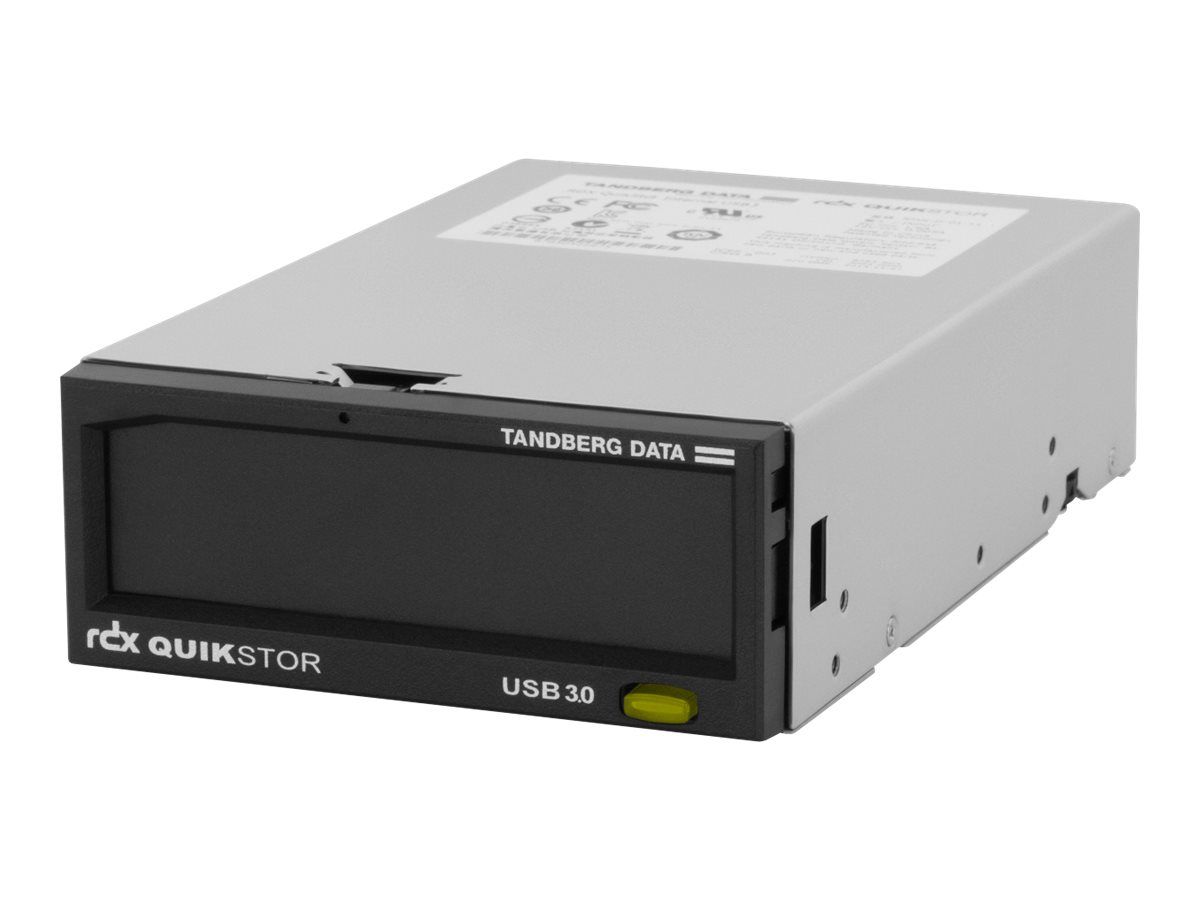 Overland-Tandberg RDX QuikStor Internal Hard Drive Enclosure - SuperSpeed USB 3.0 - 3.5" Black