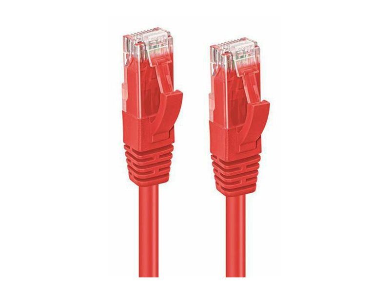 MicroConnect Network Cable - 5m, RJ-45 (M) to RJ-45 (M), UTP, CAT 5e, Red