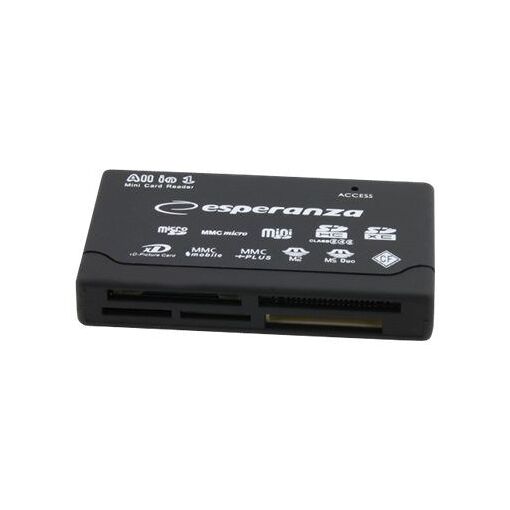 Lector de tarjetas Esperanza todo en uno (MS, MiniSD, SDHC, MicroSD, etc.) - USB 2.0
