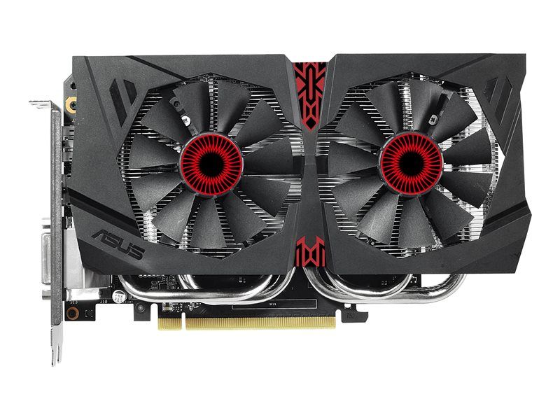 ASUS Strix GTX 960 - Graphics Card - GF GTX 960 - 2GB GDDR5 - PCIe 3.0 x16 - DVI, HDMI, 3x DisplayPort