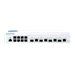 QNAP QSW-M408-4C - Managed Switch - 8 x 10/100/1000 + 4 x Combo 10 Gigabit SFP+