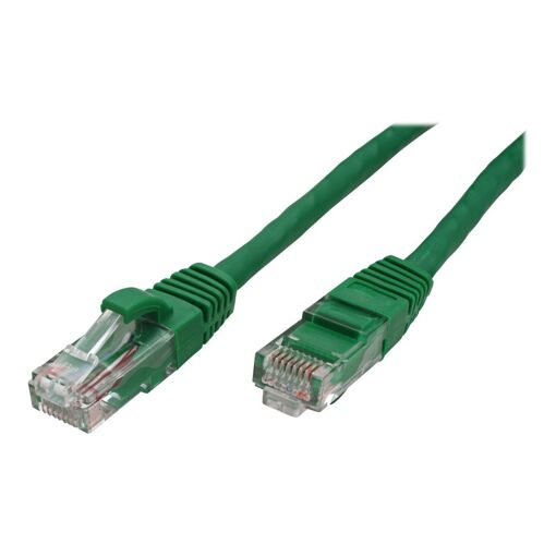 Secomp CAT 6 RJ-45 Connector Cable - 1m, UTP, Halogen-free, Molded, Locking, Green