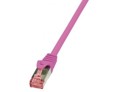 Cable de conexión 2direct PrimeLine RJ-45 a RJ-45 - CAT 6 - Libre de halógeno, sin gancho - Rosa