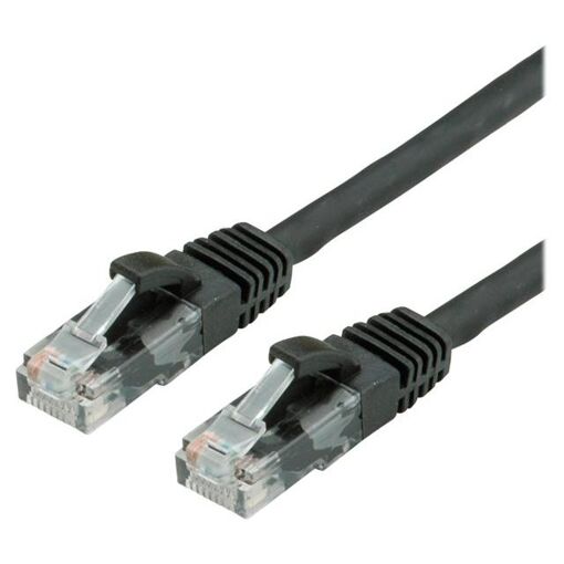 Secomp CAT 6 UTP RJ-45 Cable, 7m, Black