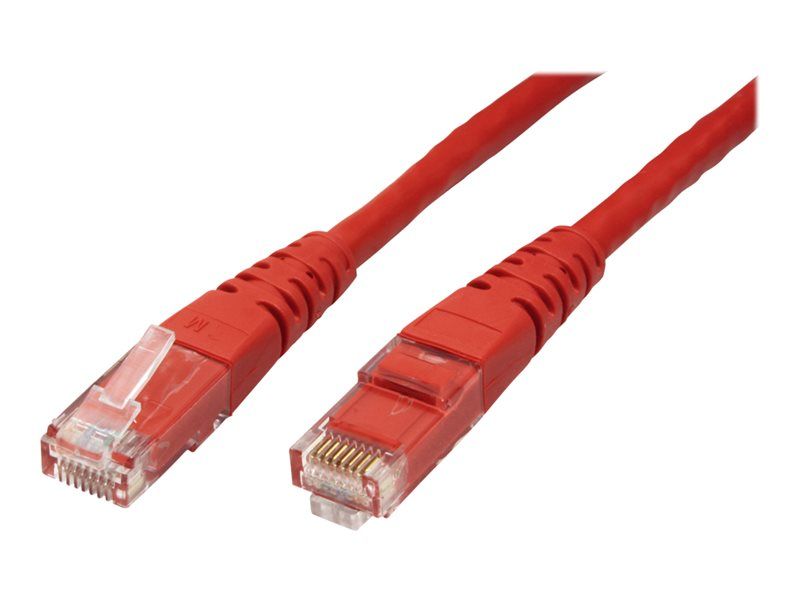 Secomp CAT 6 RJ-45 to RJ-45 Cable - 1m - Red