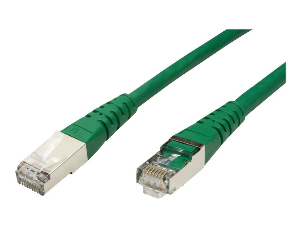Secomp CAT 6 SFTP Green RJ-45 to RJ-45 Cable, 30 cm