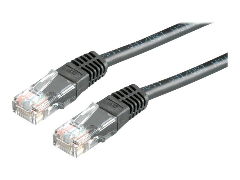 Secomp Cat 6 RJ-45 Cable, 7m Black