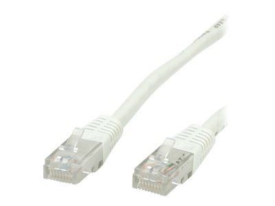 Câble de connexion Secomp RJ-45 vers RJ-45 - 2 m - UTP Cat 6e - Moulé et verrouillé - Blanc