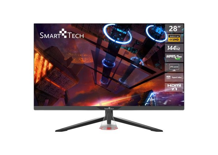 Smart Tech 28" Gaming Monitor (70 cm) 4K UHD, 3840x2160, 144Hz IPS Panel