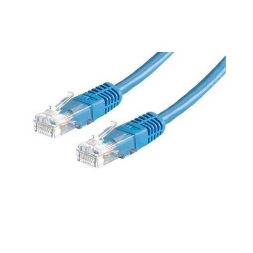 Cable de conexión Roline RJ-45 (M) a RJ-45 (M) - 15 m - UTP - CAT 5e - Azul