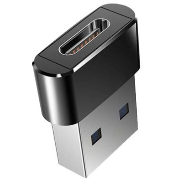 Adaptateur MANSHENG TYPE-C vers USB OTG (Noir, JL582)