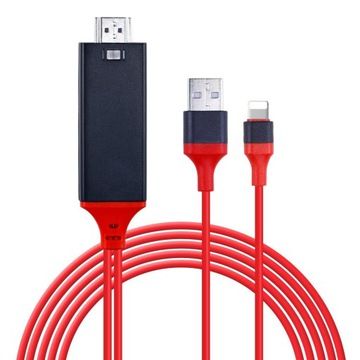 MANSHENG MHL USB-C to HDMI Adapter (8 Pins, for iPhone 5/6/7/iPad TV)