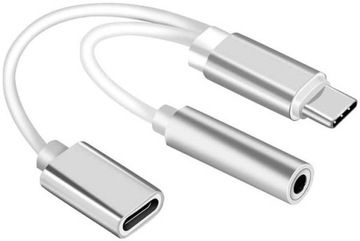 MANSHENG USB-C Adapter - 3.5mm Jack + USB-C, JL1721