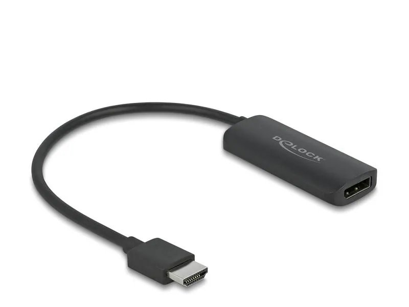 Delock 8K HDMI to DisplayPort Adapter (ST-BU) - Black