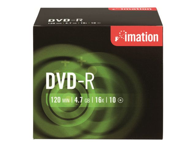 Imation Showbox 10x DVD-RW 4.7GB (120 min) 4x Burner Case