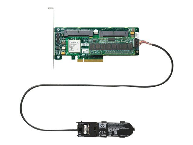 HP Smart Array P400/512MB Controller with BBWC - RAID Controller - 8-Port - SATA 1.5Gb/s / SAS - RAID 0, 1, 5, 6, 10 - PCIe x8