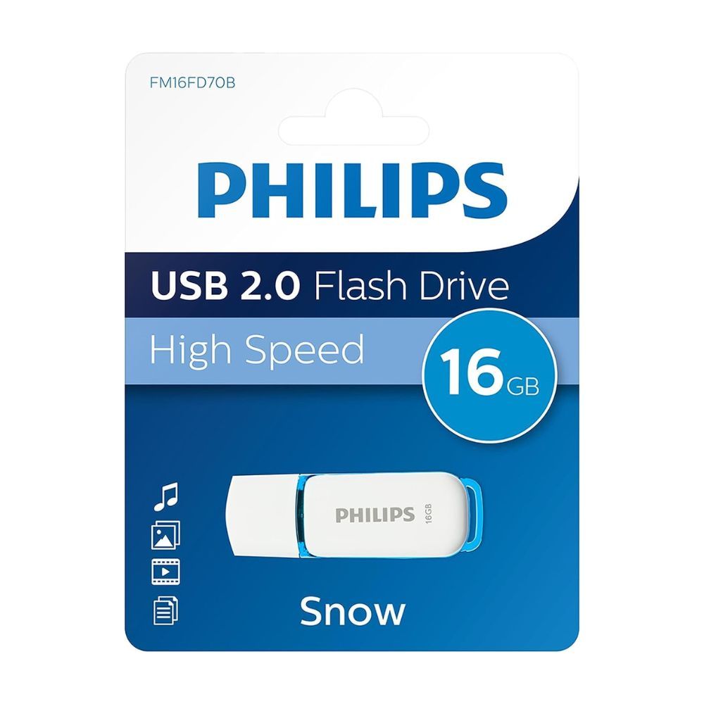 Philips USB Flash Drive 16GB - Snow Edition 2.0