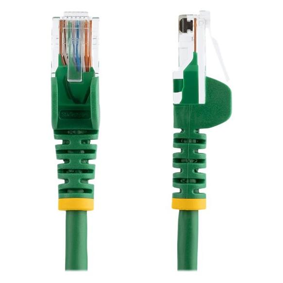Cable de red StarTech de 1 metro Cat5e UTP sin gancho - Cable Ethernet RJ45 antidesenredado - Cable de conexión - M/M - Verde