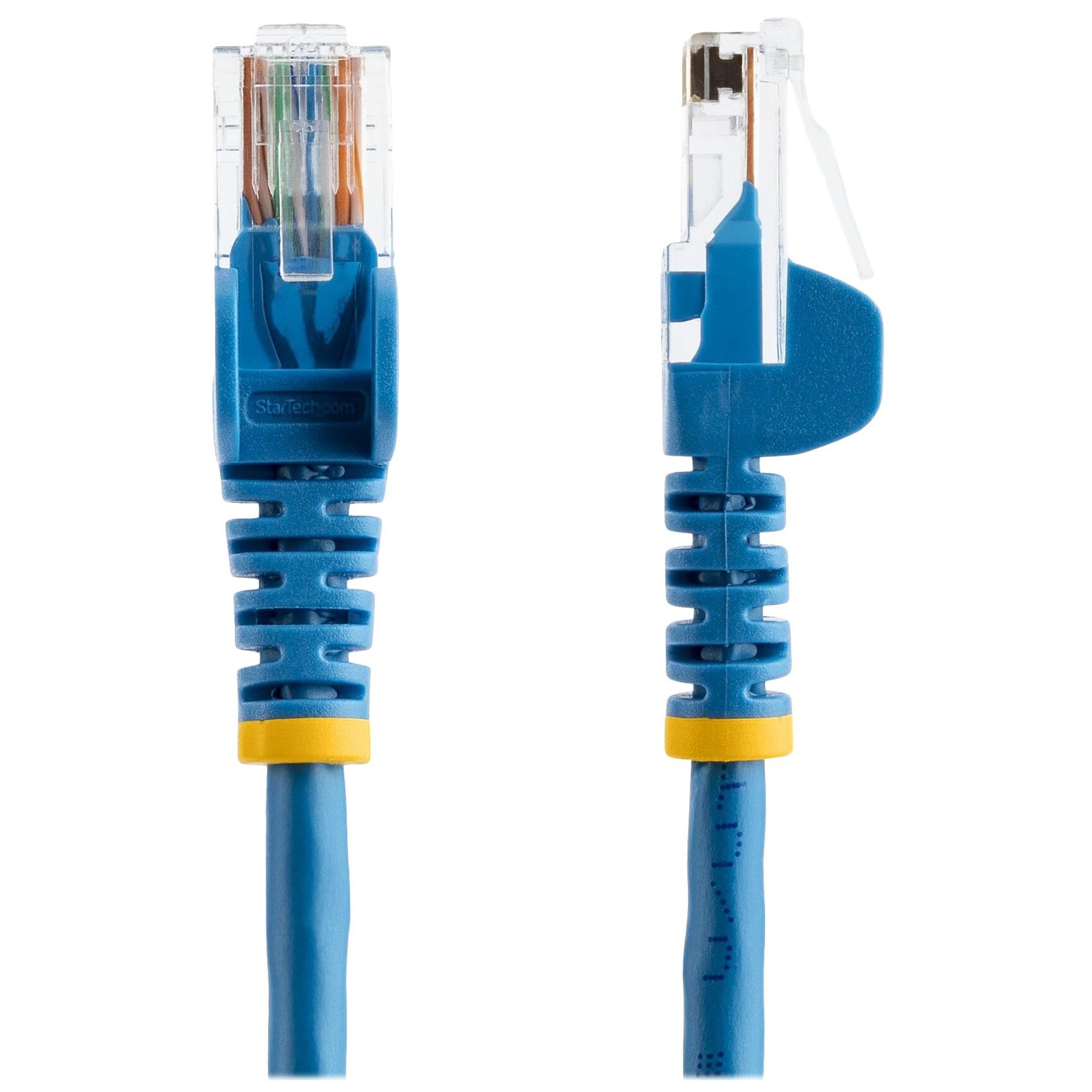 Câble réseau StarTech de 2 m, bleu, sans crochet, Cat5e UTP