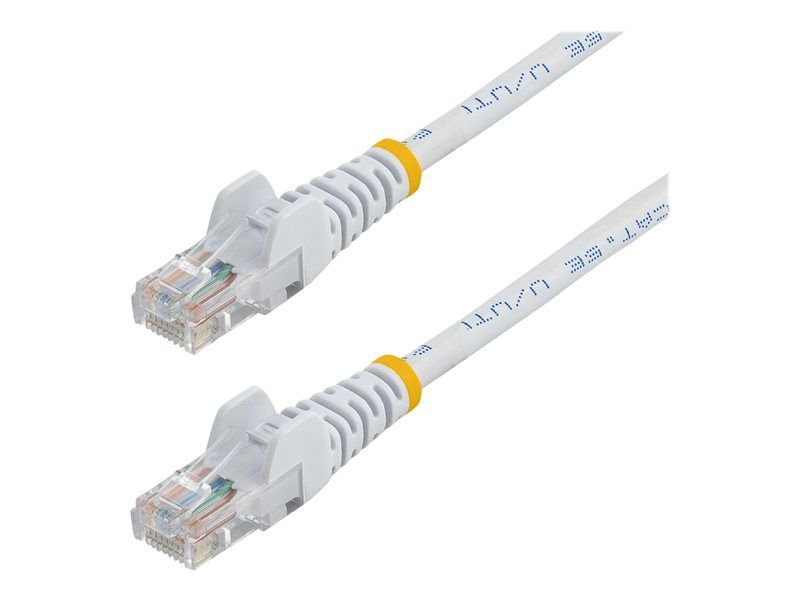 StarTech Cat5e UTP Network Cable - 3m, Anti-Tangling Ethernet Cable, RJ45 to RJ45, White