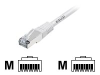 Digital Data Communications CAT 6a Shielded Twisted Pair Cable, 2m, White